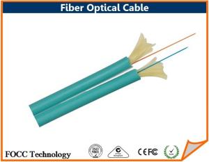 China Teal Zipcord Indoor Fiber Optical Cable factory