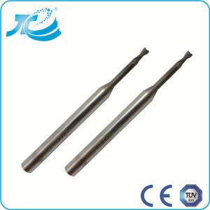 China Carbide Flat End Mill for Deeper Cutting , 1mm 2mm 3mm End Mill factory