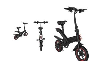 China Electric Compact Folding Bike , Assisted / Pure Electric Foldable Road Bike factory