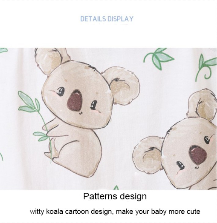Wholesale Baby Boy Clothes Rompers Cartoon Pattern Cute Koala 100% Cotton Rompers Knit