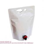 Dispenser Bib Bag Laminated Aluminum New Products 2L 3L 5L Stand Up Pouch Spout