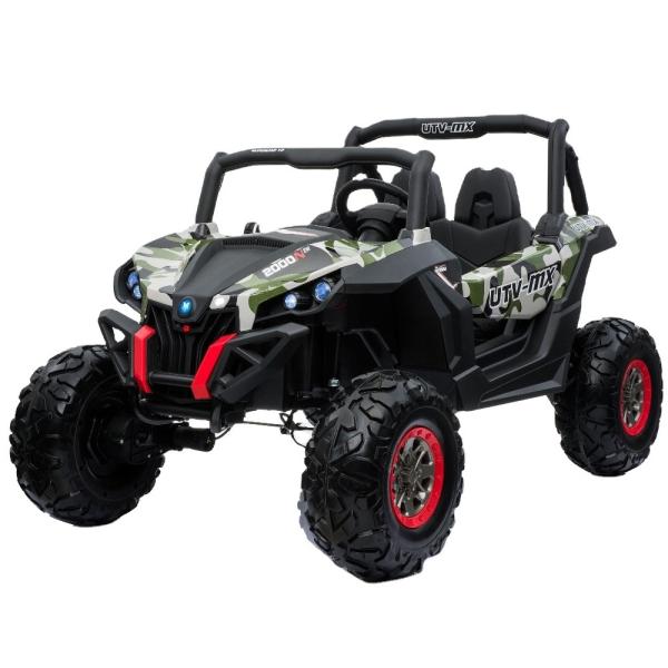 2.4G Remote Control UTV Plastic 2 Seat Big 12V Electric Ride On Car for Kids Hot