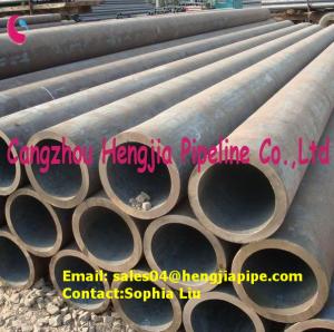China plain end ERW steel pipes factory