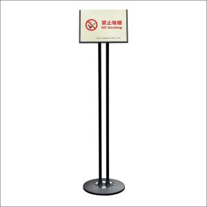 China Billboard A4 Poster Display Stand Angle Adjustable Double Lever factory