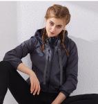 Short Style XS-5XL Polyester Zip Up Jacket Women Sports Jacket