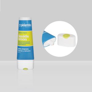 China 125-160ml Custom Cosmetic Tubes D50mm Plastic Facial Cleansing Body Lotion SPA Disc Top factory