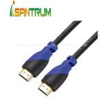 Dual color hdmi cable2.0v molding hdmi cable type support 3D 4K 2160P