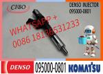 High Quality Diesel Fuel Injector 095000-0801 6156113100 6156-11-3100 For