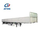 3-4 Axle Lowbed Trailer for 40 Ton Side Wall Semi Trailer Sand Stone Bulk Cargo