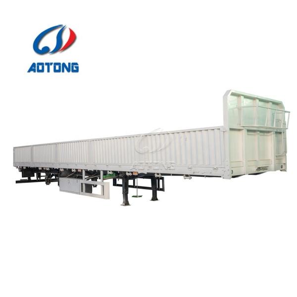 3-4 Axle Lowbed Trailer for 40 Ton Side Wall Semi Trailer Sand Stone Bulk Cargo