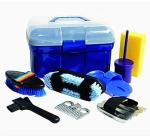 Blue Horse Grooming Kit 28*17.5*18.5 cm PP Single Shoulder Strap Carrying Type