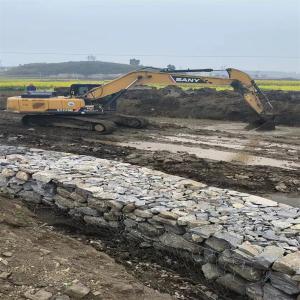 China Stainless Steel Woven gabion mattress Hydraulic Engineering Rockfall Barrier Heavy Duty Rustproof factory