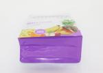 Moisture Proof Plastic Zipper Pouch , Plastic Stand Up Pouches With Zipper