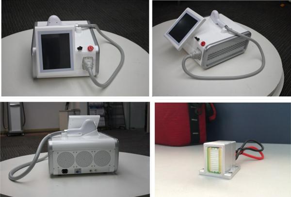 Pain Free 808 Diode Laser Hair Removal Equipment For Underarm / Leg / Breast