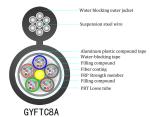 CSM Aluminium Armored Figure 8 Fiber Optic Cable 48 Core GYFTC8A