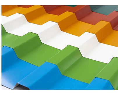 ASTM Standard 0 Gauge/0.3mm Color Coated Galvanized Corrugated Steel Sheet for Cutting