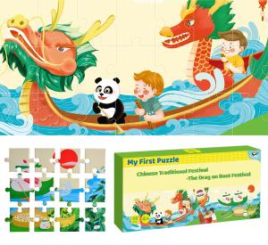 China Dragon Boat Festival Children'S Floor Puzzle Toys CE Standard For 7 Year Olds factory
