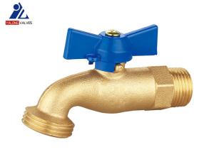 China Aluminum Handle HPB57 Brass Bibcock Valve Ball Wear Resistance factory