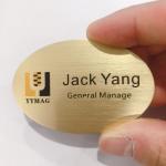 Metal Plastic Magnetic Name Holders Reusable With N35 Neodymium