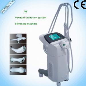 China V8-Shape cavitation vacuum +RF weight loss /slimming machine factory