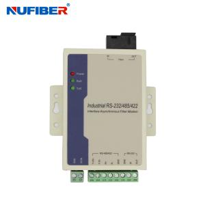 China RS485 RS422 RS232 Serial to Fiber Optic Converter DC24V Power Supply factory