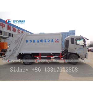 Dongfeng Tianjin DFAC 14 15 16cbm Garbage Compactor Truck