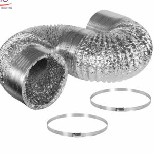 China 100Mu 25MM Aluminium Foil Flexible Duct For Ventilation factory