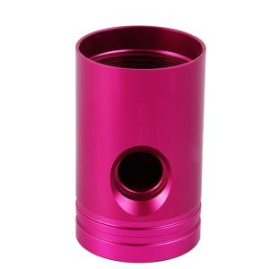 China Pink anodized CNC Machined 6061 Aluminium Turned Parts factory