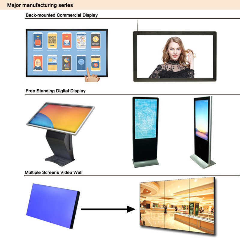 CE 43 Inch Touch Screen 4K Windows 10 Commercial TV Mode Digital Signage Player