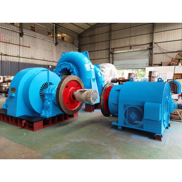 Customizable OEM Francis Turbine Generator with 4.3-18.2m3/s Discharge and 40-50 Years Lifespan