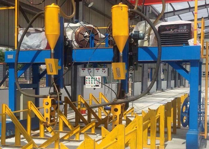 Automatic Cantilever Gantry Welding Machine For H Beam Cross Beam 24.2Kw