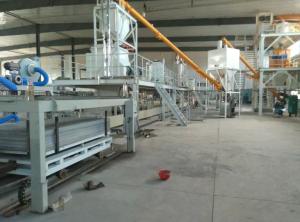China CE Wall Panel Equipment , 2 - 24mm Thickness Magnesium Oxide Board Production Line factory