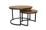 3 Set Of 18mm 70x48mm Round Wood Dinning Table