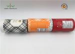 Art Paper Cylinder Packaging Box , T - Shirt Tube Packaging For Clothing