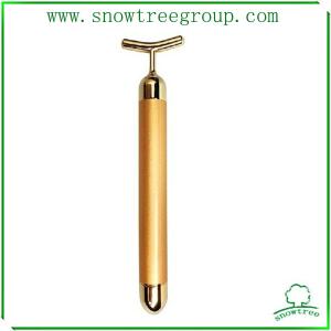 China new year best gift 24 k gold beauty bar for slim face bar v shape face beauty bar factory