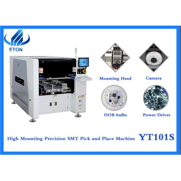 China LED Automatic SMT Mounting Machine High Precision 4W CPH  Intelligent Double Head Feeder factory