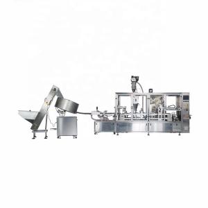 China Tea Leaves Coffee Cup Capsule Automatic Sealing Packaging Machine Production Line factory