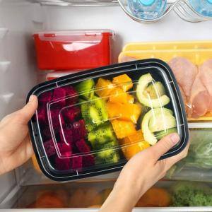 China Hotsell Microwavable Custom 5 6 Compartment Bento Food Containers Take Away Disposable Plastic Lunch Bento Box factory