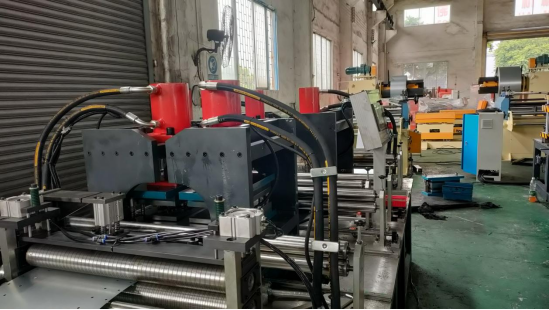 Bilateral Roller Supermarket Storage Rack Panel Roll Forming Machine