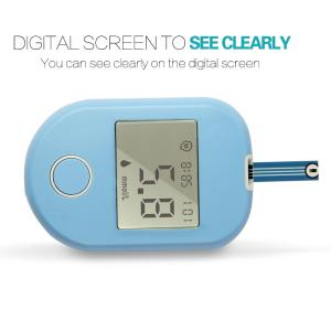 China HCT Blood Glucose Tester AAA Battery For Safe Aseptic Blood Testing factory