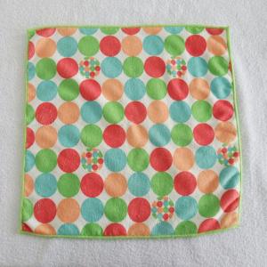 China Dot printed towel factory