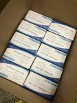 Blue Color 3 Ply Disposable Face Mask , Skin Friendly Dust Protection Mask
