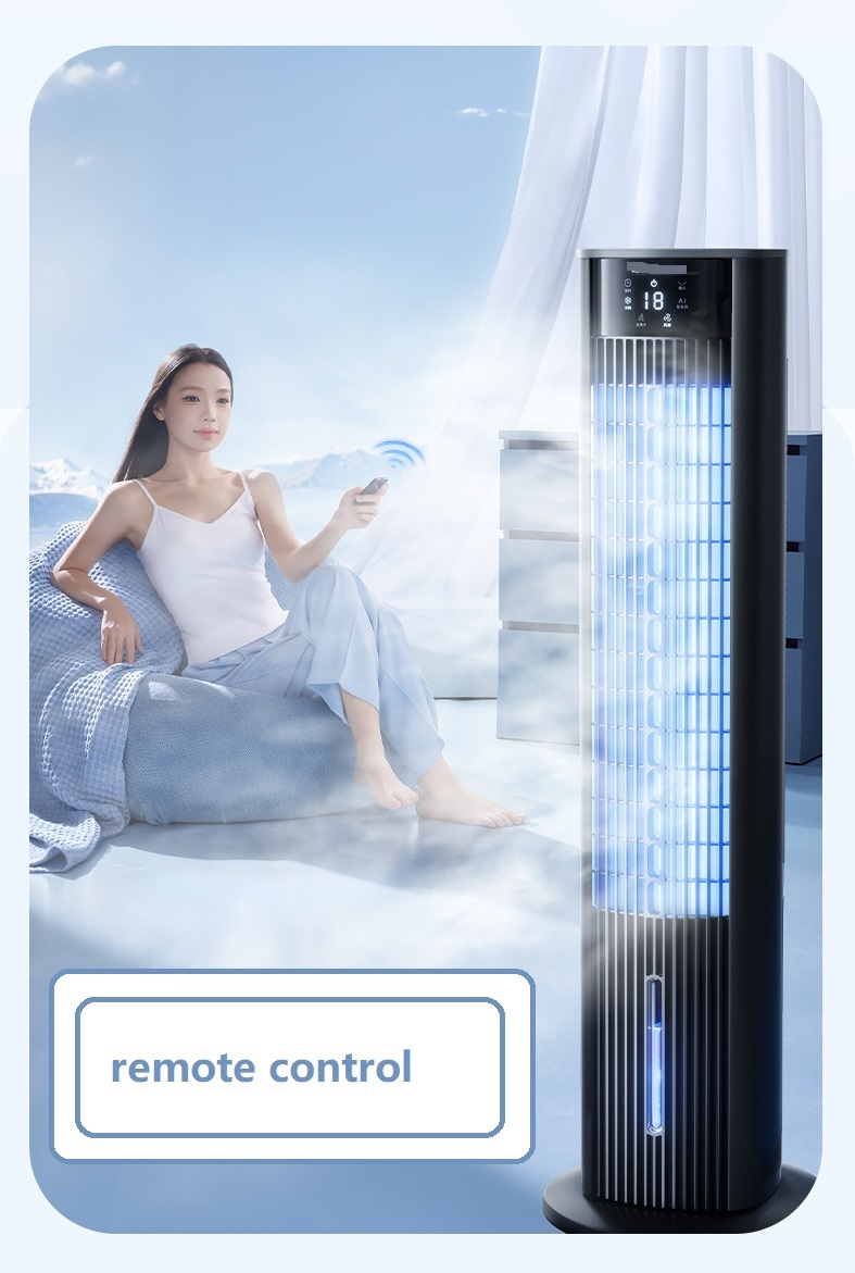 Whole House Cooling Electric Ice Mist Refrigeration Air Cooler with Strong Wind Swing