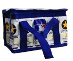Navy Zipper Thermal Insulated Bags Aluminum Foil CMYK Printing Lunch cooler bag