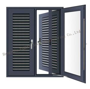 China Mill Finish 6061 T3-T8 6063 Aluminium Glass Louvers Window factory