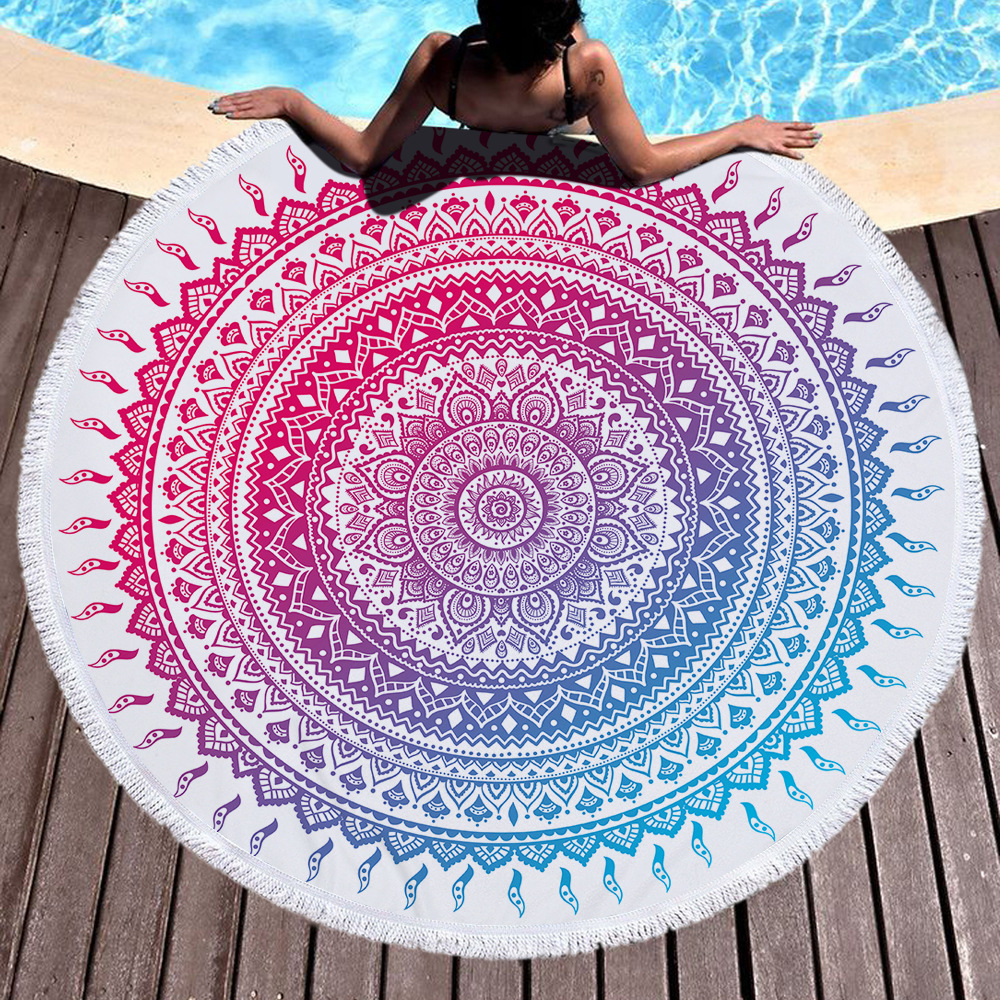 High Absorption Capacity Woven Beach Towel Ideal for Home Hotel Sport Travel and Gift