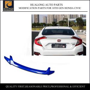 China Vehicle Replacement Parts / Car Spoiler 10th Generation Honda Civic Compatible factory