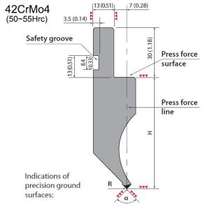 China press brake punch factory