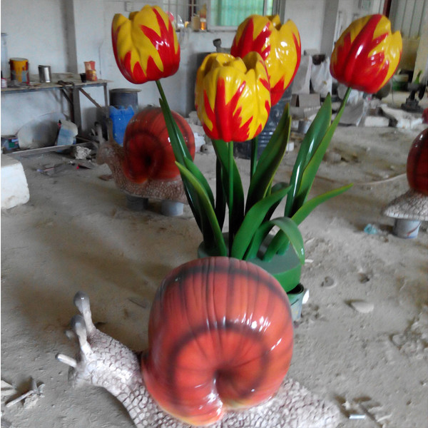 122thcanton fair customize size fiberglass large lotus flower model as decoration statue in garden /square / shop/ mall