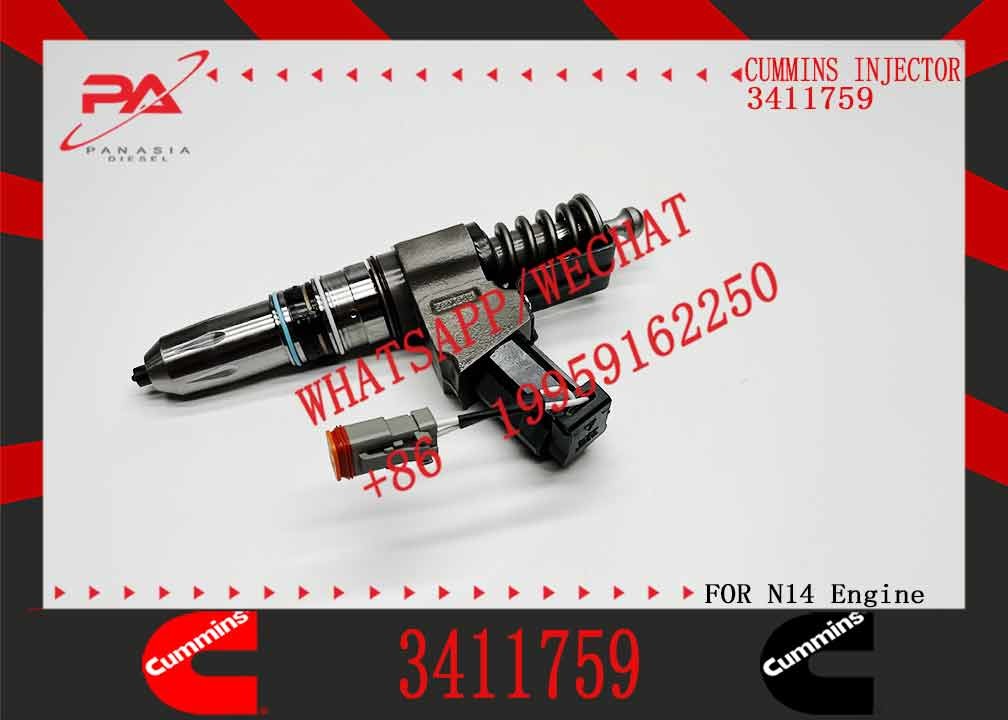 3411759 Diesel Fuel Injector N14 Common Rail Injector 3411766 3411691 3411767